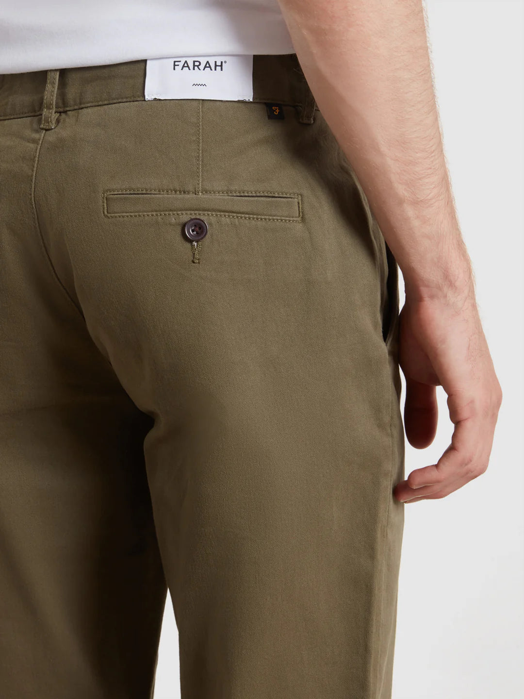 Farah Elm Olive Green Chinos