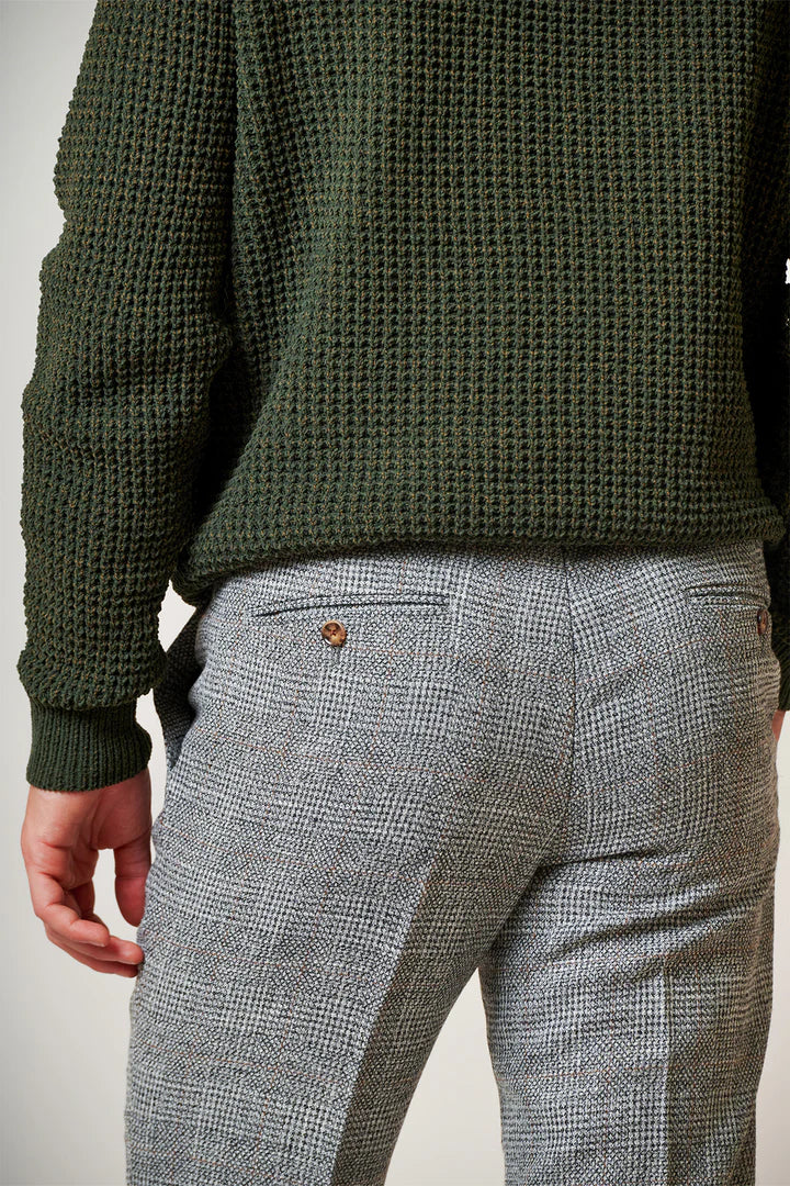 Marc Darcy Kris Silver Tweed Trousers