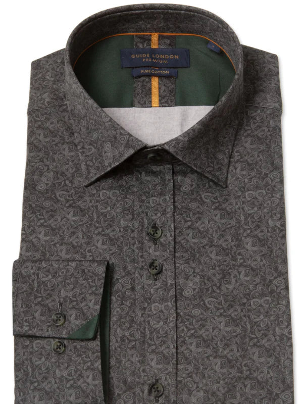 SALE Guide London Premium Sage Grey Shirt