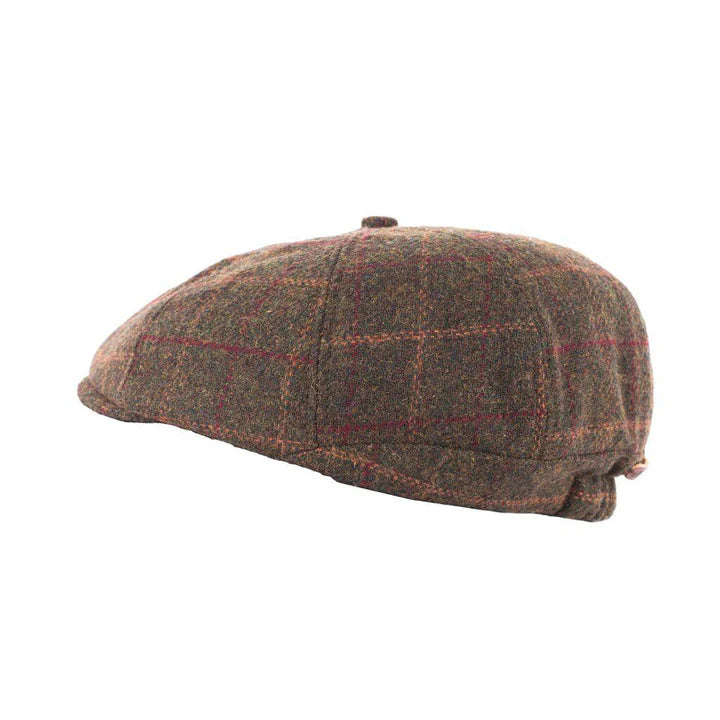 Heritage Traditions Tommy Tweed Green Baker Boy Cap