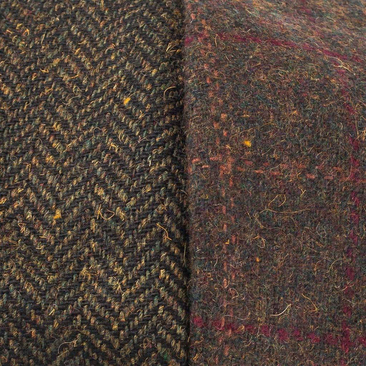 Heritage Traditions Green Tweed Patchwork Newsboy Cap