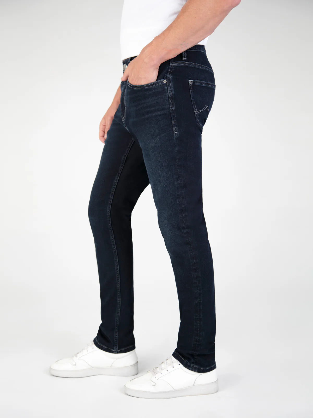 Mish Mash 1984 Tapered Fit Mirage Blue Black Denim Jeans