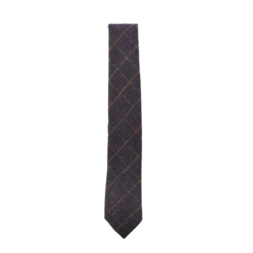 Heritage Traditions Navy Box Check Tie