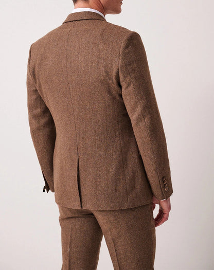 Marc Darcy Dean Tan Tweed Blazer