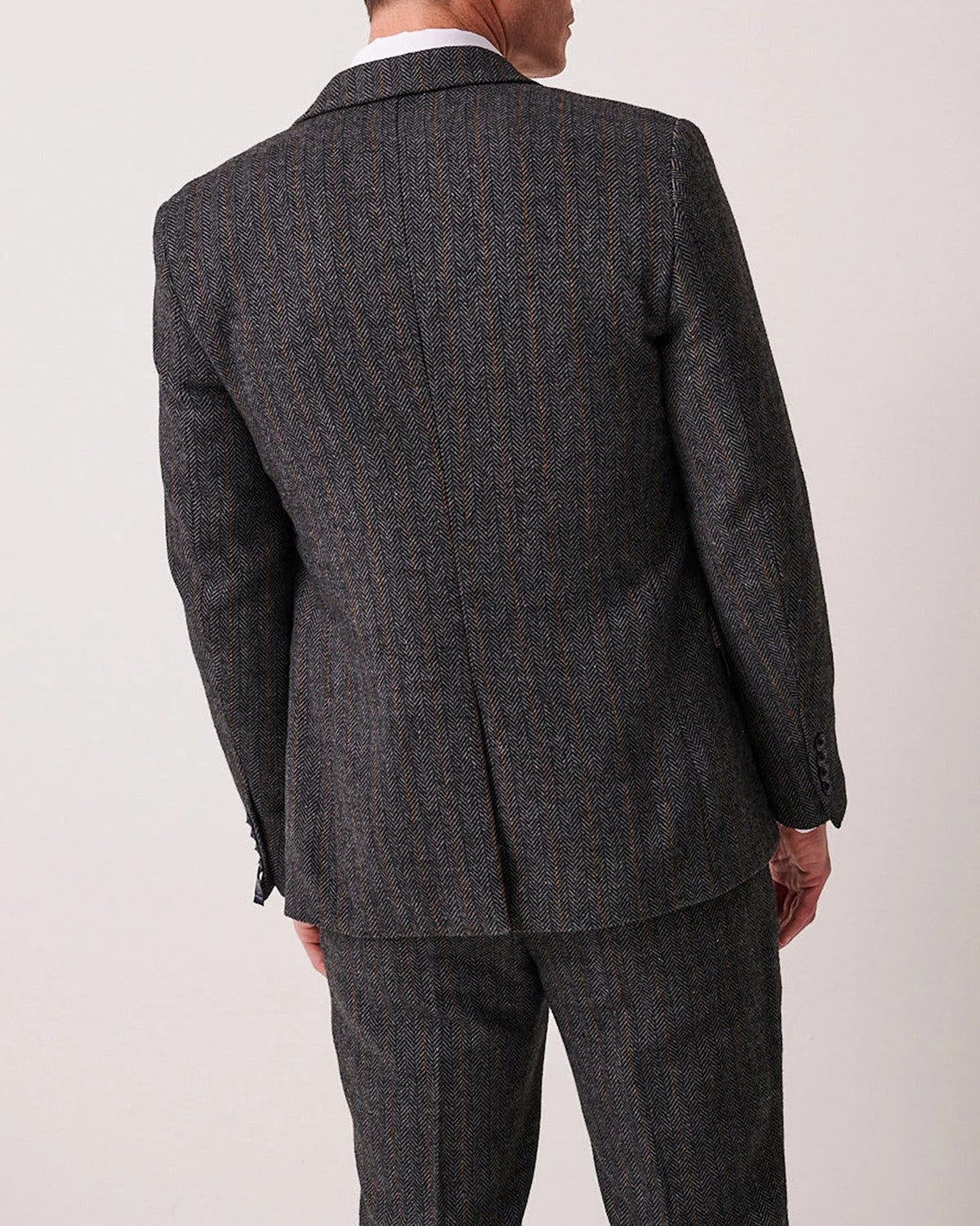 Marc Darcy Dominic Blue Grey Tweed Blazer