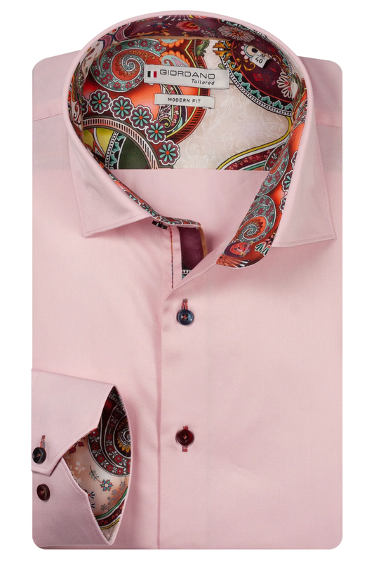 Giordano Pink Multi Button Shirt