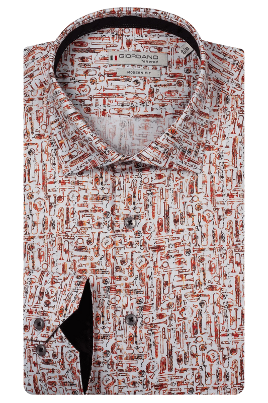 Giordano Musical Instrument Print Shirt