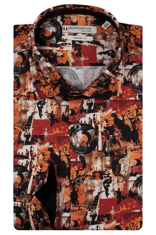 Giordano Jazz Print Shirt
