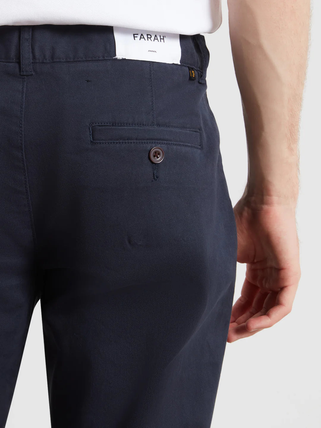 Farah Elm True Navy Chinos