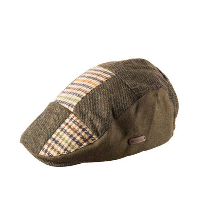Heritage Traditions Tweed Patchwork Flat Cap