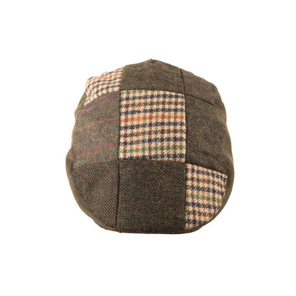 Heritage Traditions Tweed Patchwork Flat Cap