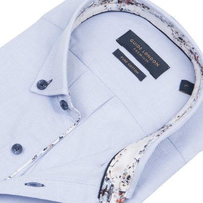 Guide London Sky Button Down Short Sleeve Shirt