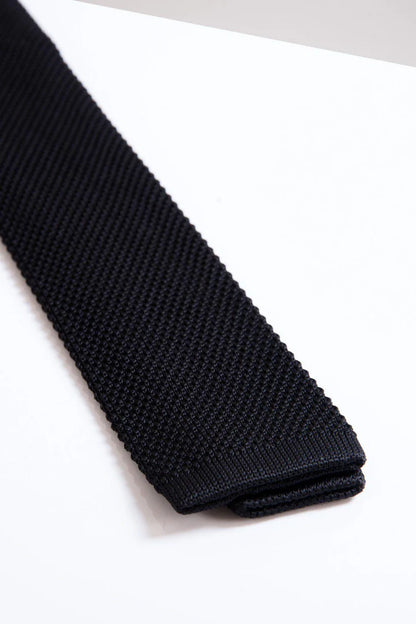 Marc Darcy Knitted Black Tie