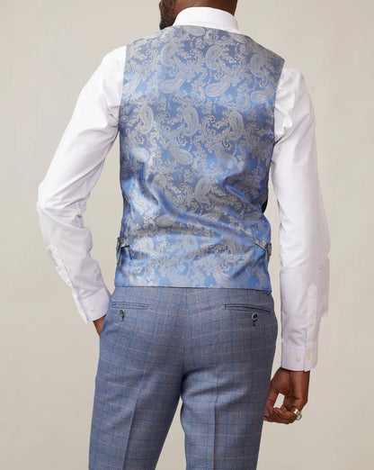 Marc Darcy Kelvin Navy Single Breasted Waistcoat