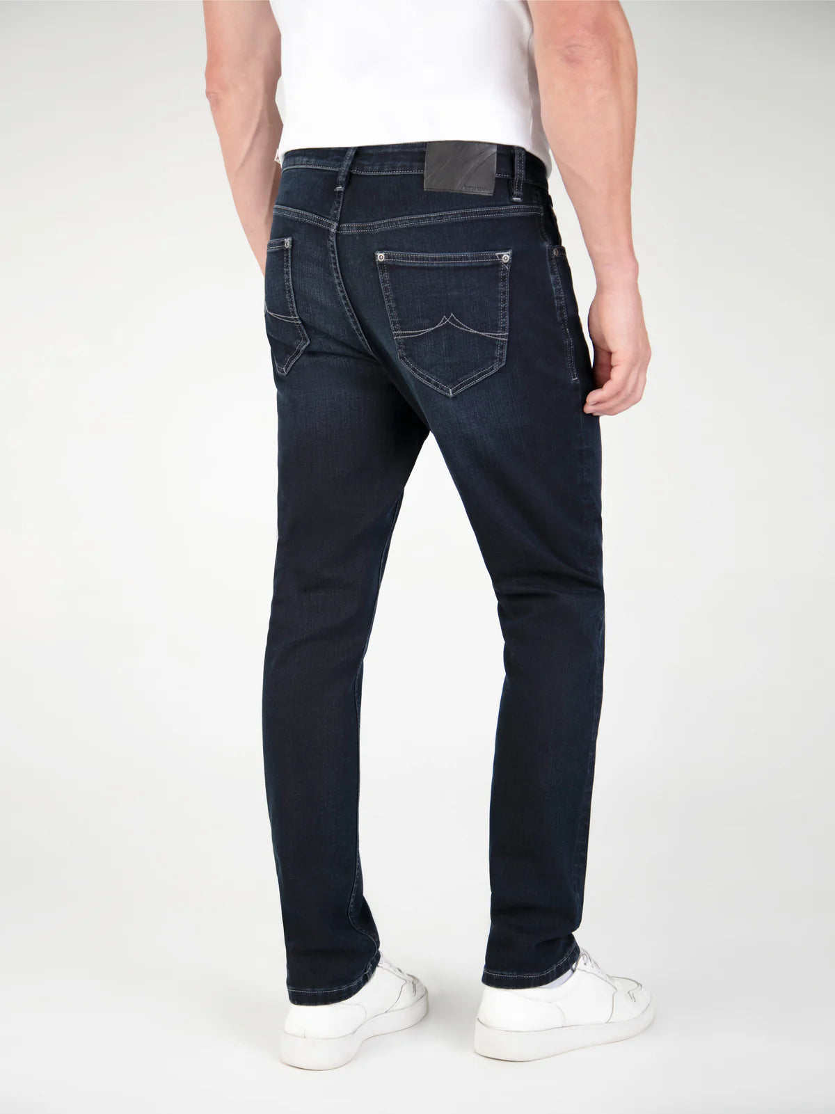 Mish Mash 1984 Tapered Fit Mirage Blue Black Denim Jeans