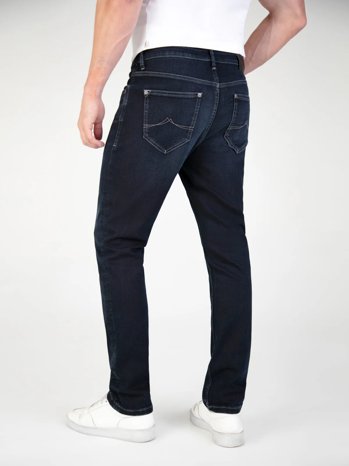 Mish Mash 1984 Tapered Fit Mirage Blue Black Denim Jeans