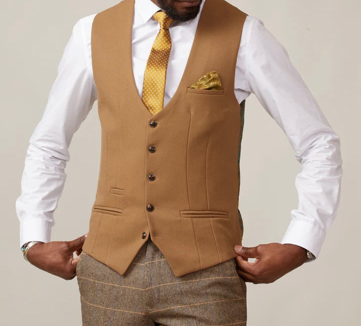 SALE Marc Darcy Kelvin Oak Waistcoat