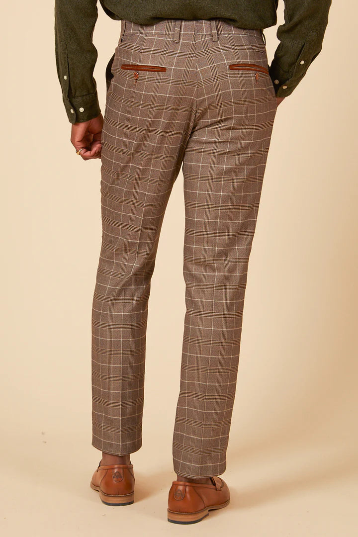 SALE Marc Darcy Ray Tan Trousers