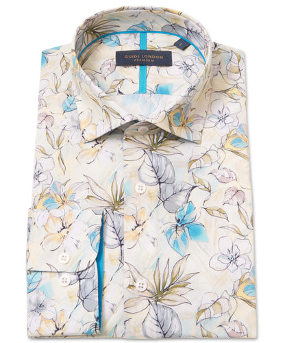 Guide London Premium Watercolour Floral Shirt
