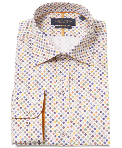 Guide London Premium Multi Diamond Shirt