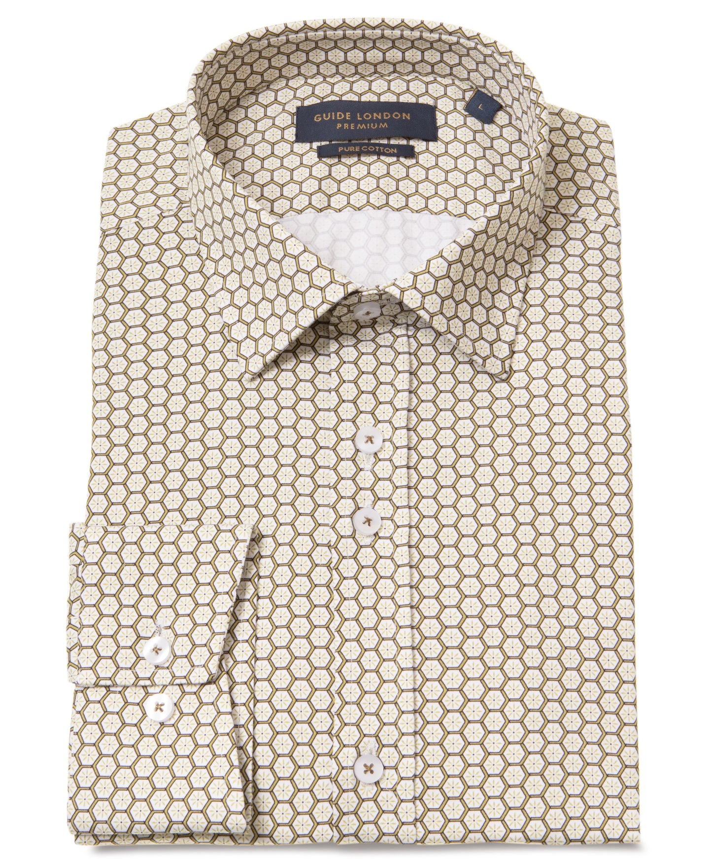 Guide London Premium Sage Geo Shirt