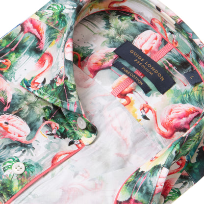 Guide London Premium Flamingo Rain Forest Shirt