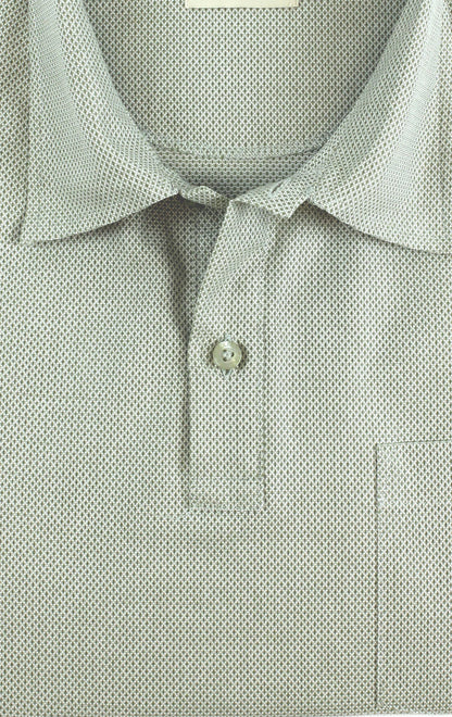 Viyella Khaki Aerolite Short Sleeve Polo Shirt