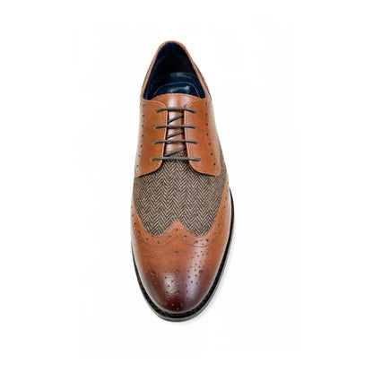 Front Chester II Tweed Brogue Shoe