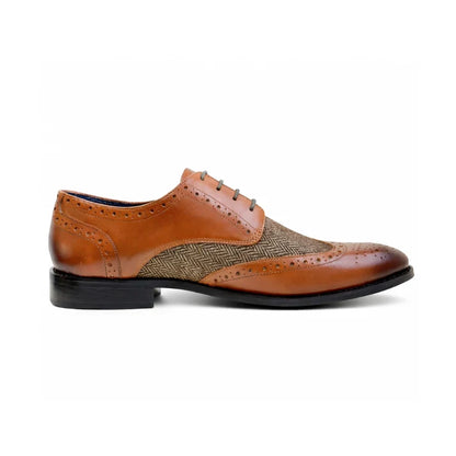 Front Chester II Tweed Brogue Shoe