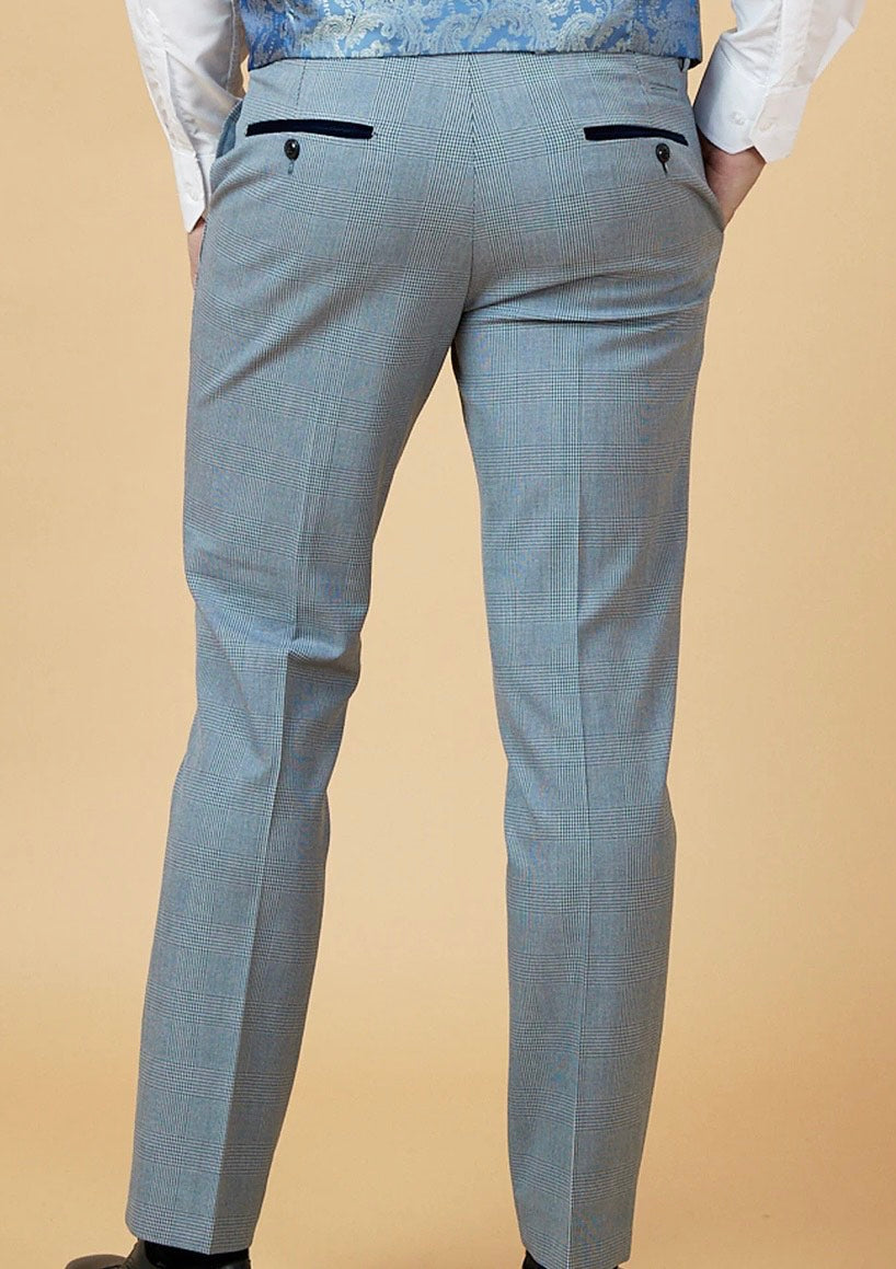 Marc Darcy Bromley Sky Blue Trousers