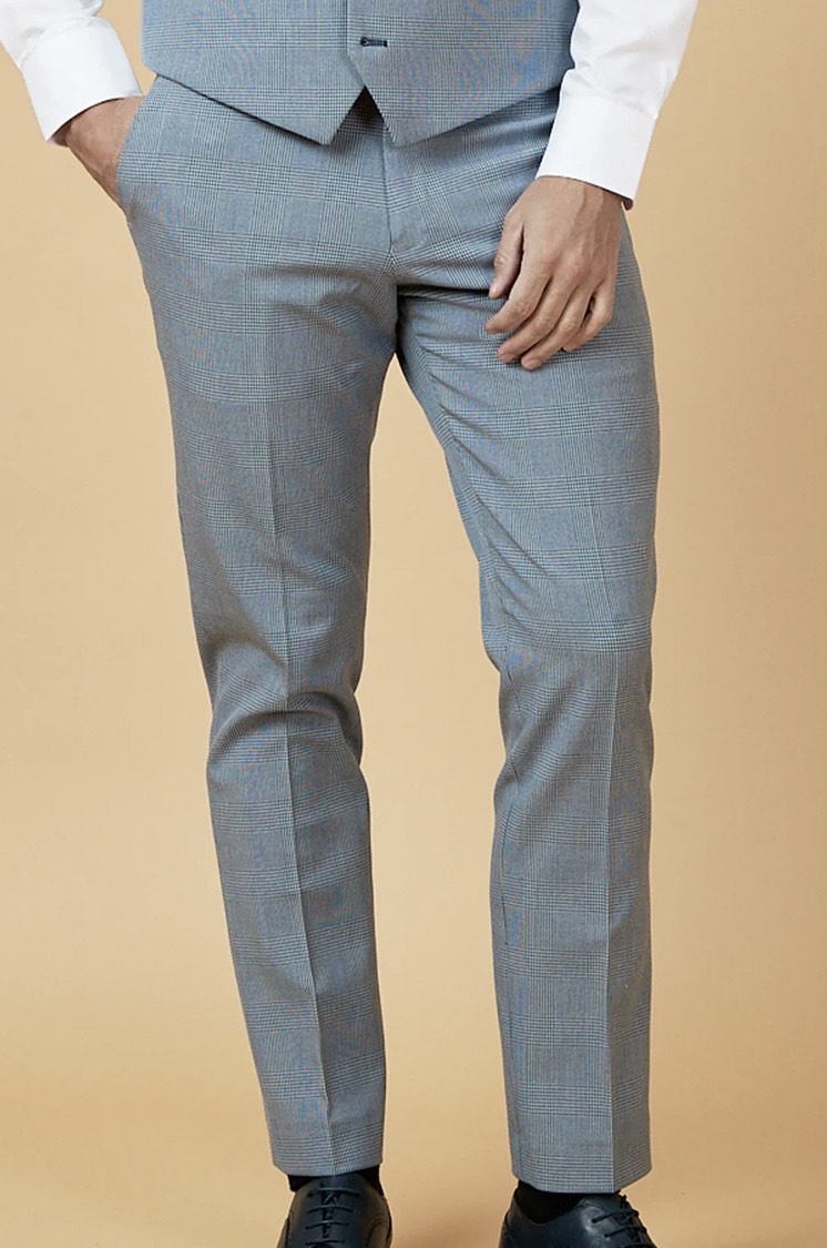 Marc Darcy Bromley Sky Blue Trousers