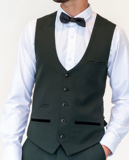 Marc Darcy Bromley Olive Waistcoat