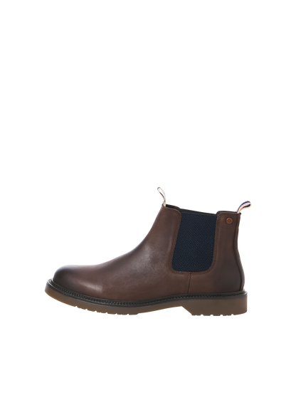 Jack & Jones Leyton Brown Stone Chelsea Boot