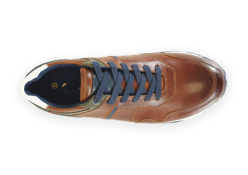 Front Brescia Tan Smart Casual Trainer Shoe