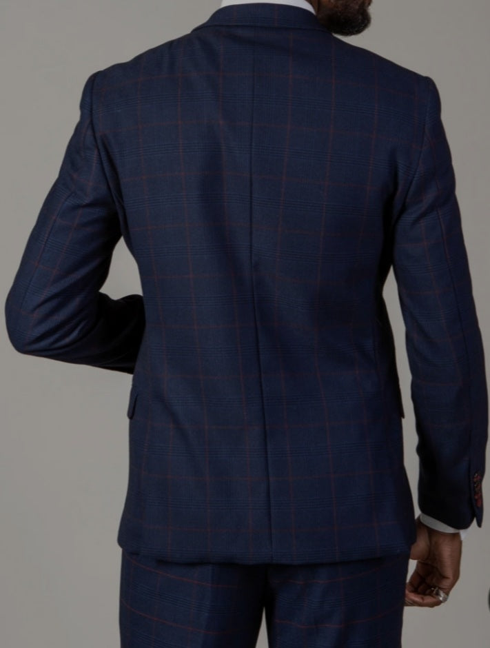 Marc Darcy Edinson Wine Blazer