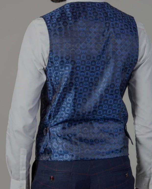 Marc Darcy Edinson Wine Waistcoat