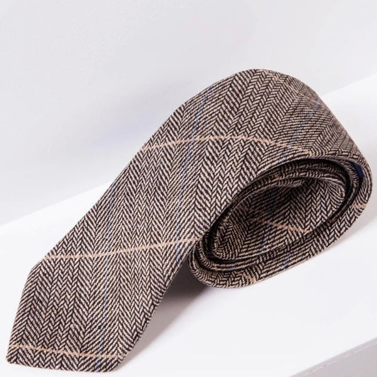 Marc Darcy Ted Tan Tweed Tie