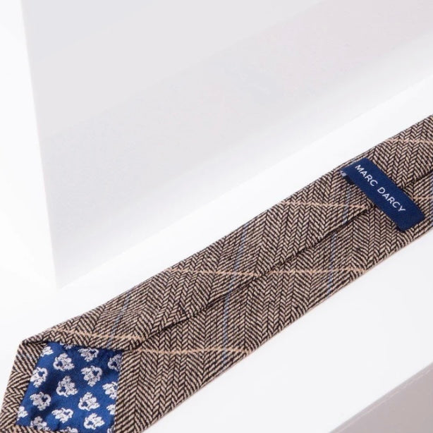 Marc Darcy Ted Tan Tweed Tie